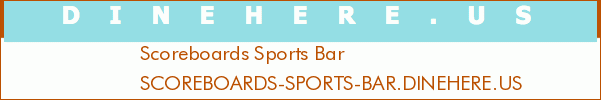 Scoreboards Sports Bar