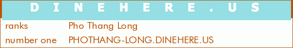 Pho Thang Long