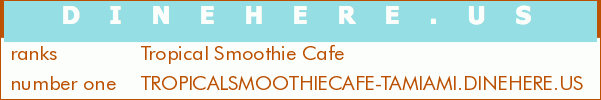 Tropical Smoothie Cafe