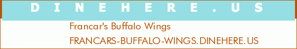 Francar's Buffalo Wings