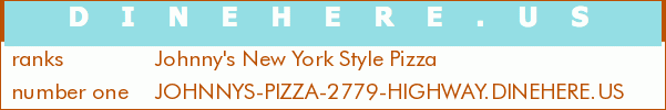 Johnny's New York Style Pizza