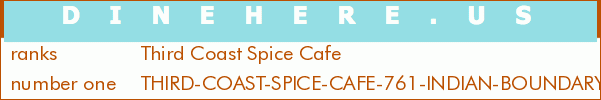 Third Coast Spice Cafe