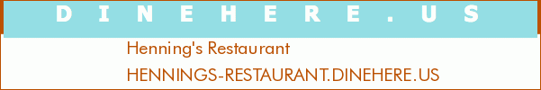 Henning's Restaurant