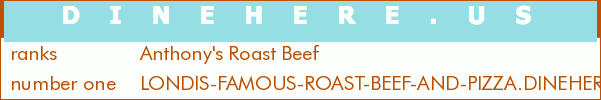 Anthony's Roast Beef