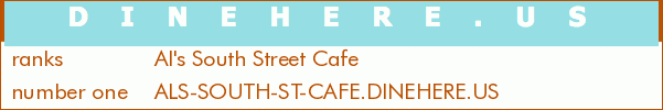Al's South Street Cafe