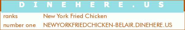 New York Fried Chicken