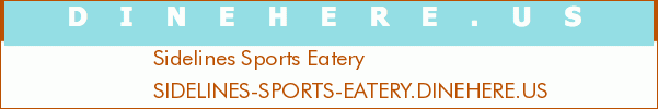 Sidelines Sports Eatery