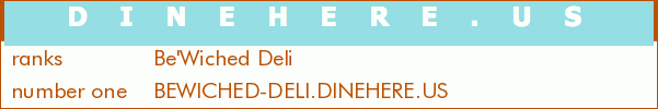 Be'Wiched Deli