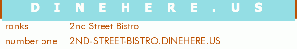 2nd Street Bistro