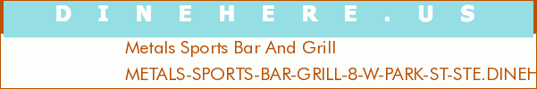 Metals Sports Bar And Grill