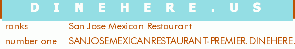 San Jose Mexican Restaurant