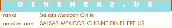 Salsa's Mexican Grille