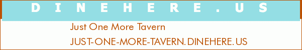 Just One More Tavern