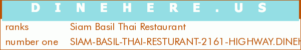 Siam Basil Thai Restaurant