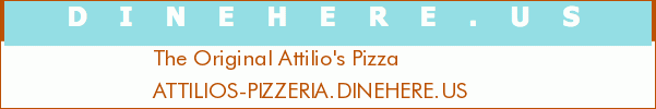 The Original Attilio's Pizza