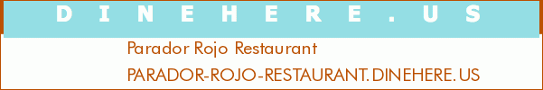 Parador Rojo Restaurant