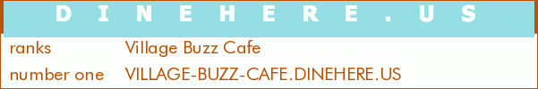 Village Buzz Cafe