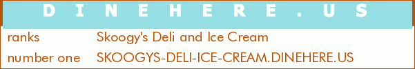 Skoogy's Deli and Ice Cream