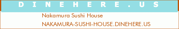 Nakamura Sushi House