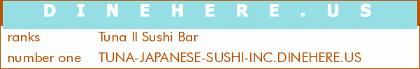 Tuna II Sushi Bar