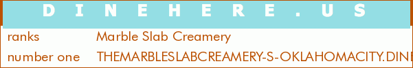 Marble Slab Creamery