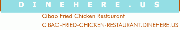 Cibao Fried Chicken Restaurant