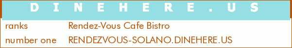 Rendez-Vous Cafe Bistro