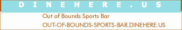 Out of Bounds Sports Bar