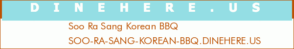 Soo Ra Sang Korean BBQ