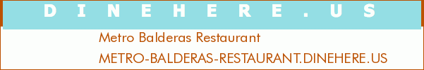 Metro Balderas Restaurant