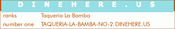 Taqueria La Bamba