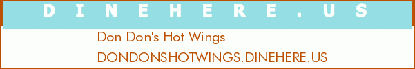 Don Don's Hot Wings