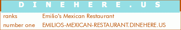 Emilio's Mexican Restaurant