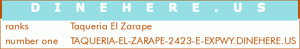 Taqueria El Zarape