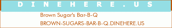Brown Sugar's Bar-B-Q