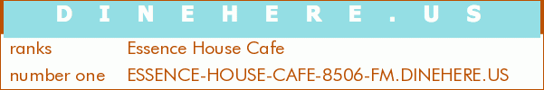Essence House Cafe