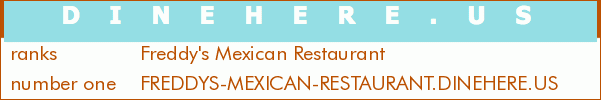 Freddy's Mexican Restaurant