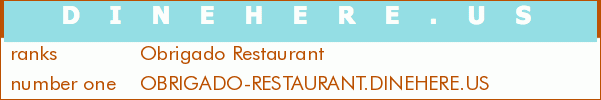 Obrigado Restaurant