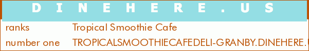 Tropical Smoothie Cafe