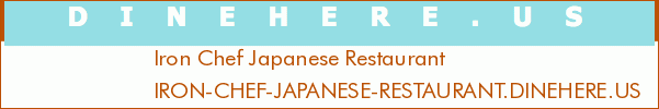 Iron Chef Japanese Restaurant