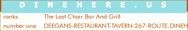 The Last Chair Bar And Grill