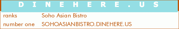 Soho Asian Bistro