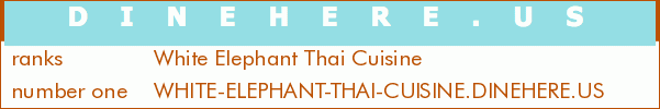 White Elephant Thai Cuisine