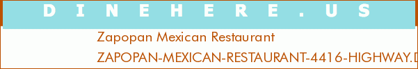 Zapopan Mexican Restaurant