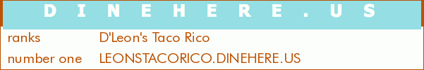 D'Leon's Taco Rico