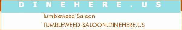 Tumbleweed Saloon