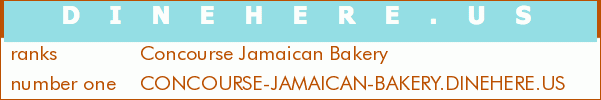 Concourse Jamaican Bakery