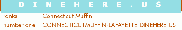 Connecticut Muffin