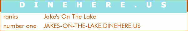 Jake's On The Lake