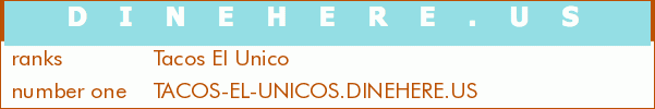 Tacos El Unico